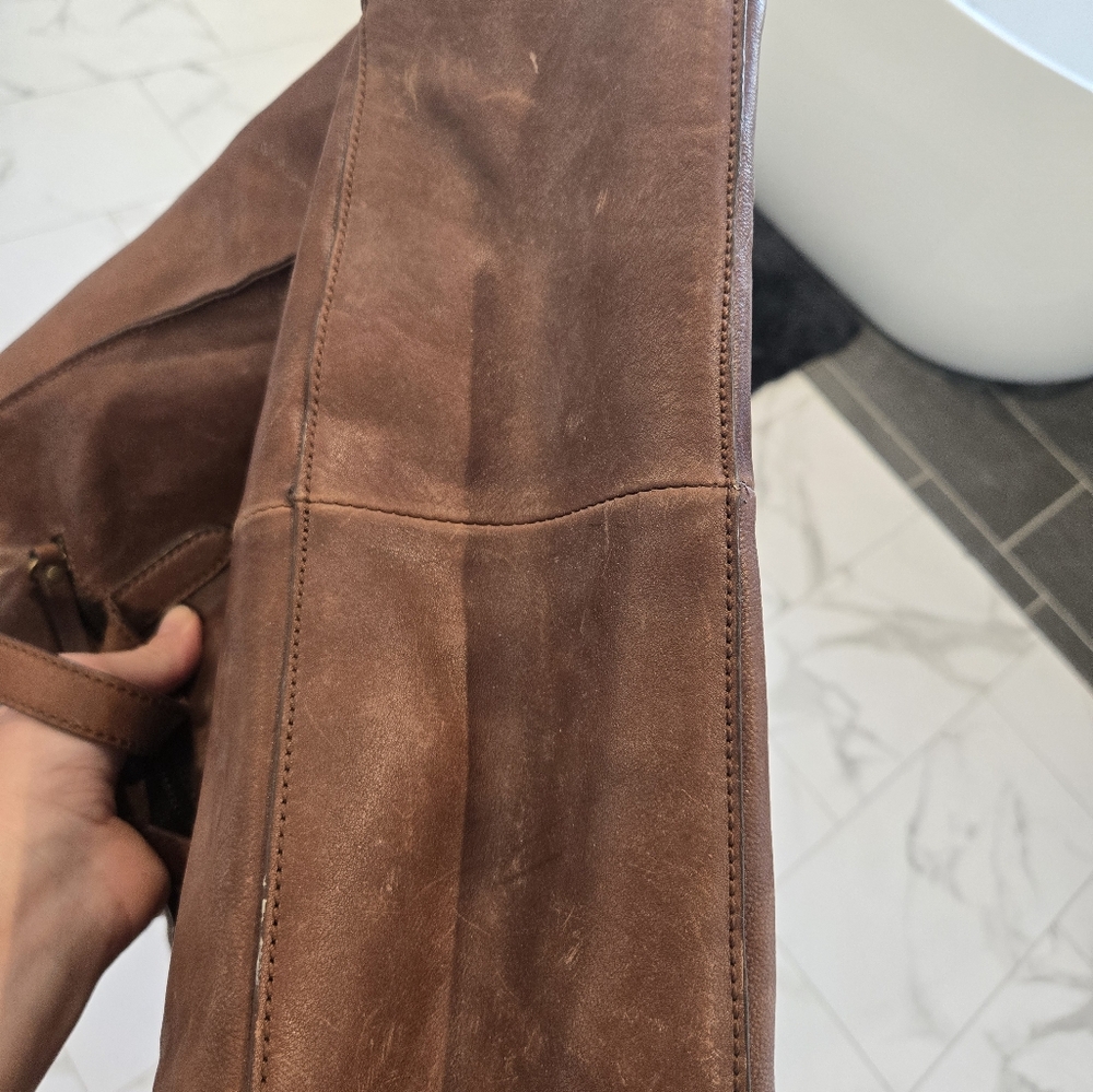 J. Crew large brown leather bag - Picture 14 of 14